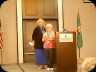 Cathy Award Sandra Carl NC, Accepted by Kaye Gardner